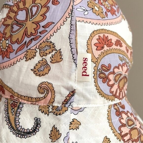 Seed Heritage Floral Paisley Bucket Hat - S/M, BNWTs - Picture 6 of 9